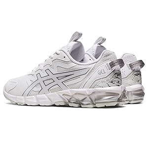 ASICS Women's Gel-Quantum 90 Sneakers, White/Pure Silver, 12